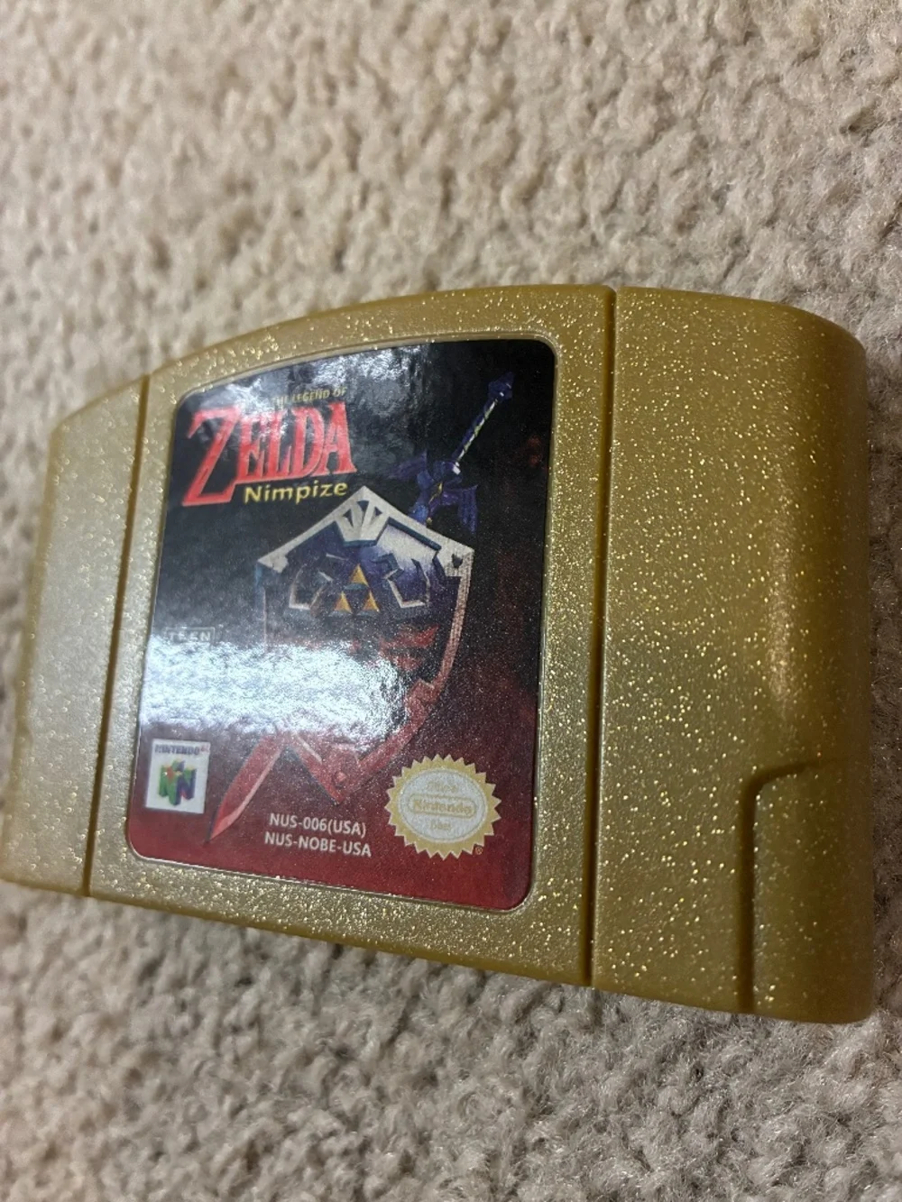 LEGEND OF ZELDA NIMPIZE NINTENDO 64 N64 ROMHACK FANMADE HOMEBREW OCARINA TIME